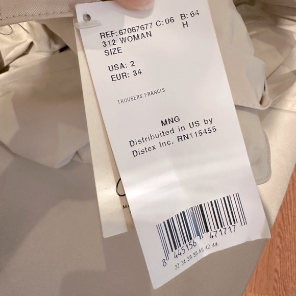 Mango Wide Leg Cotton Trousers - Picture 10 of 10